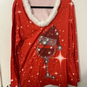New Woman’s Christmas blouse